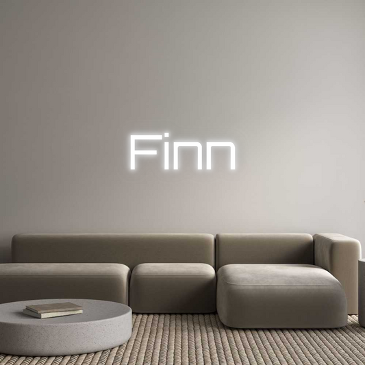 Neon op maat: Finn