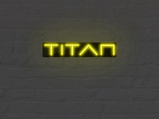 Neon Op Maat – TITAN Ontwerp#3 (FlexNeon/BK/60x12/indoor)